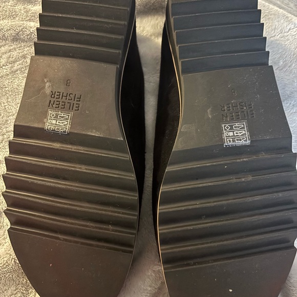 Black Suede Loafers - Eileen Fischer - Picture 4 of 4